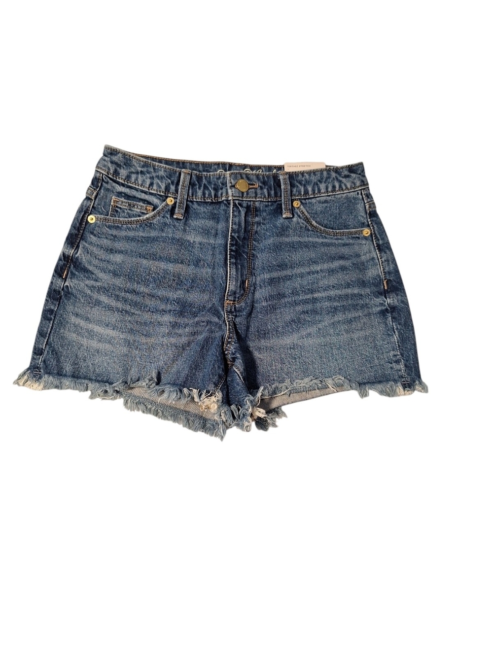 Universal Thread Distressed Denim Cutoff Shorts in Blue